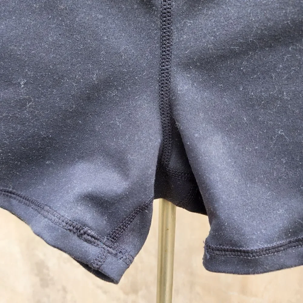 IAB mfg I am becoming black shortie shorts